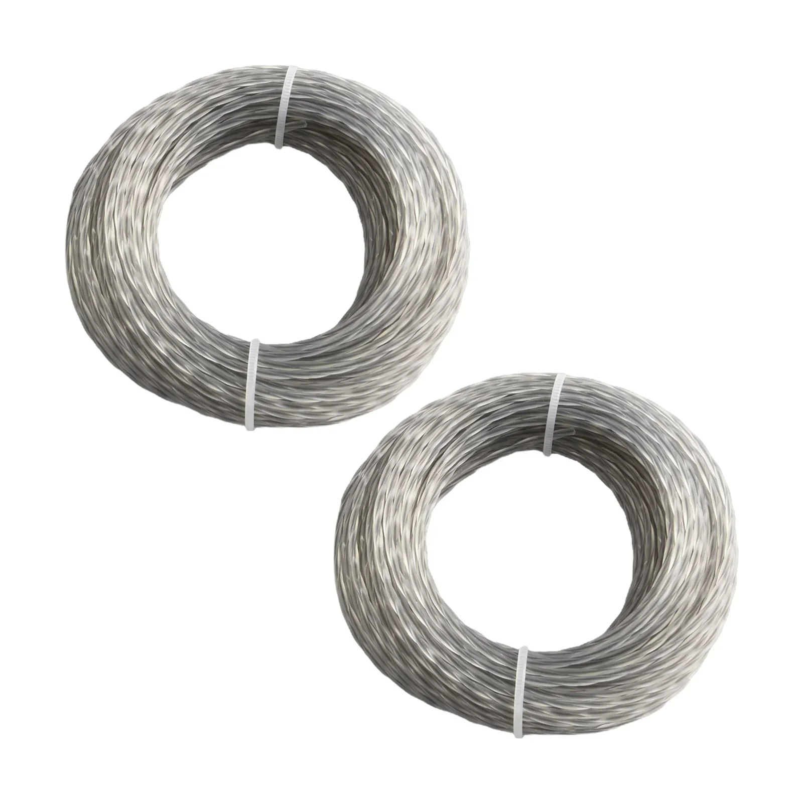 Grass Trimmer Line Trimmer Line 2 Rolls Trimmer Lines 15M (30M) Core-reinforced Grass Trimmer Line 2.0-3.0 Mm X 15m (30m) Nylon Line Spool String Part