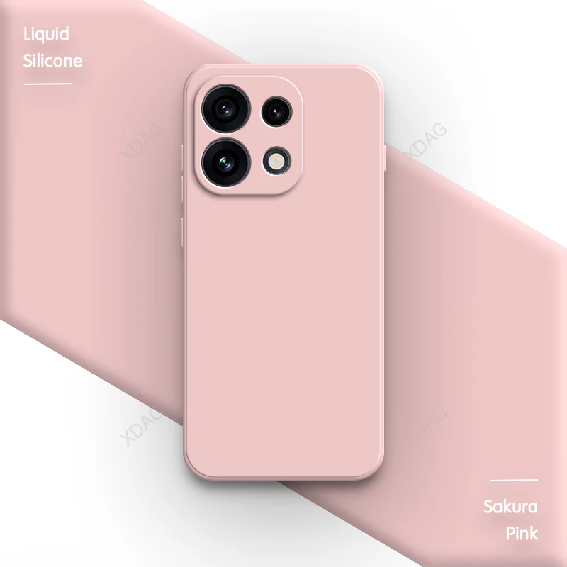 Sleek Liquid Silicone Phone Case - Original Square Design