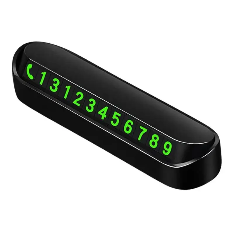 

car Temporary Parking Sign automotive Temporary Stop Sign Parking Card Multifunctional auto Number Card Plate for Garage Parking