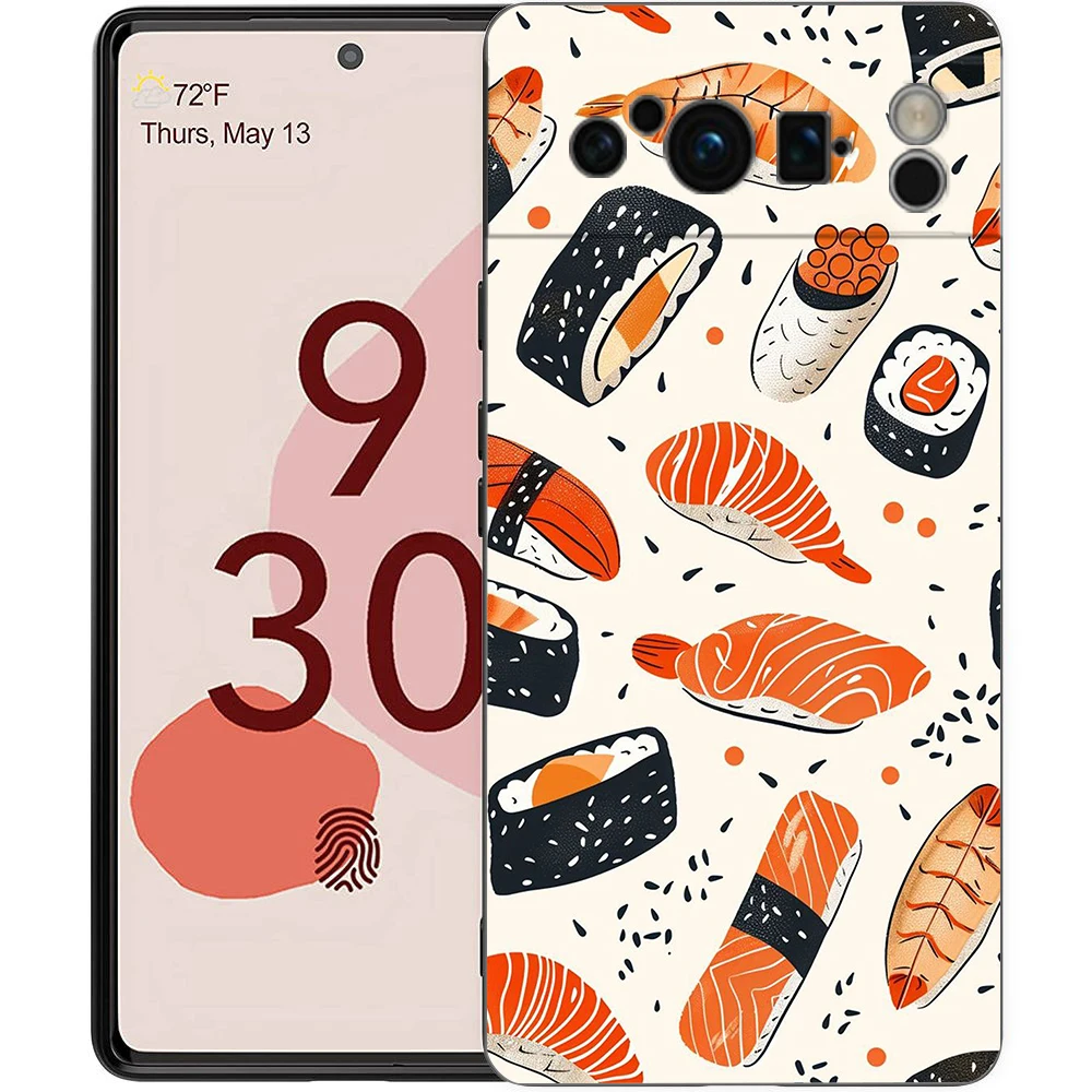 Cute Cartoon Sushi Soft TPU Phone Case Cover