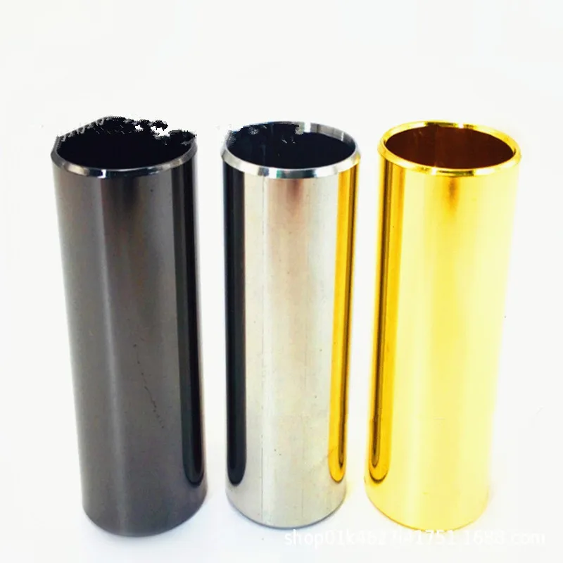 60MM High Guitar Slide Bar Stainless Steel Metal/ Glass Finger Slides