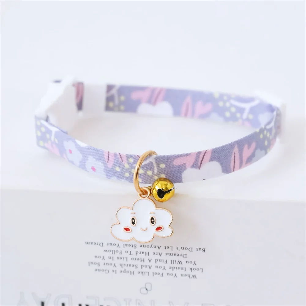 Title 7, Pet Collar With Pendants Footprint Colorful Dog...