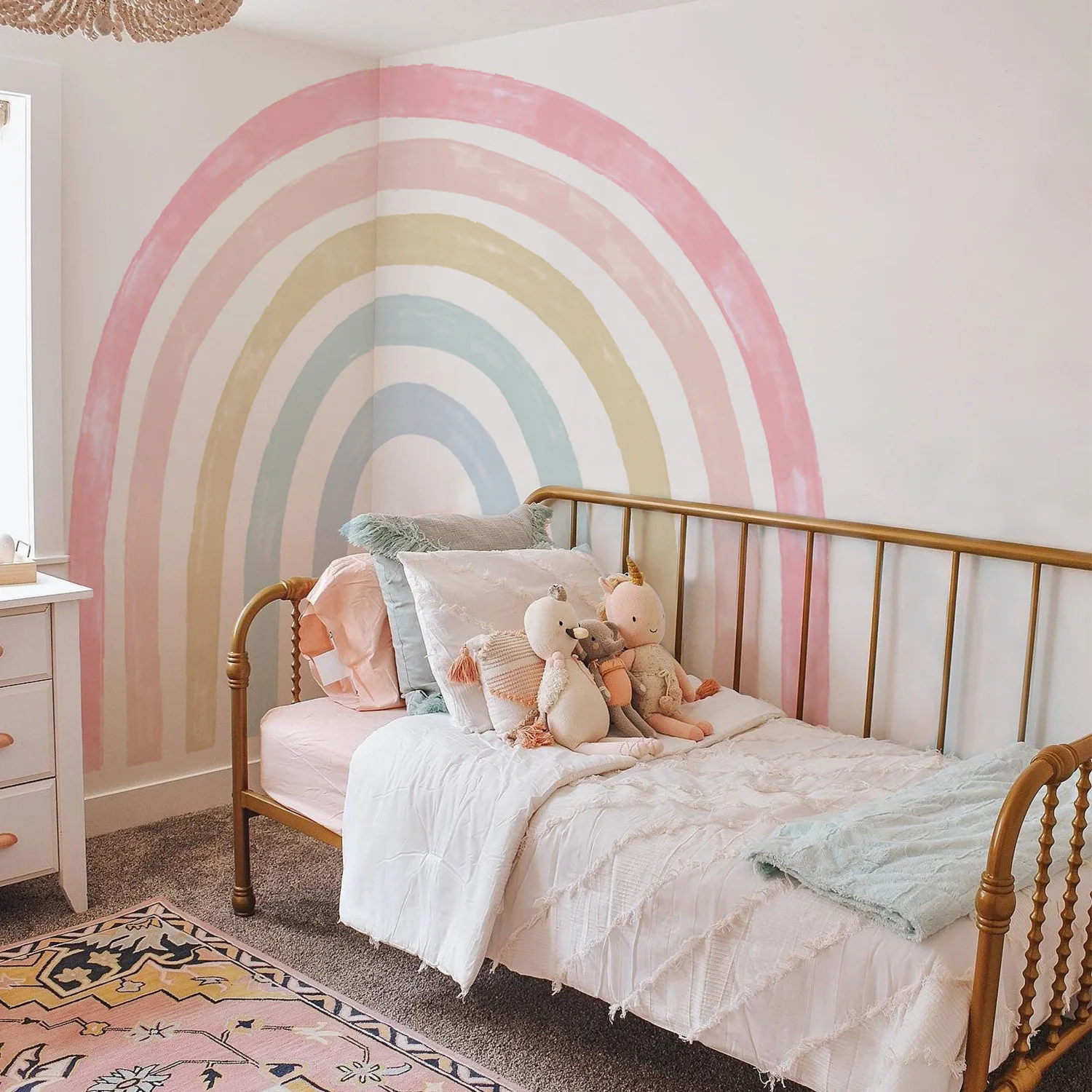Rainbow Bedroom Walls