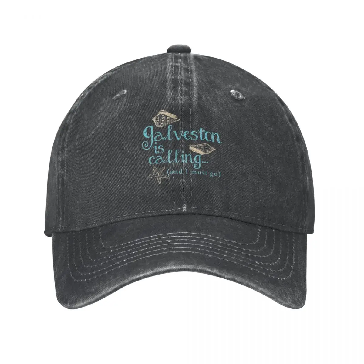 

Galveston Texas is Calling Cap Cowboy Hat beach hat Visor Men's cap Women's