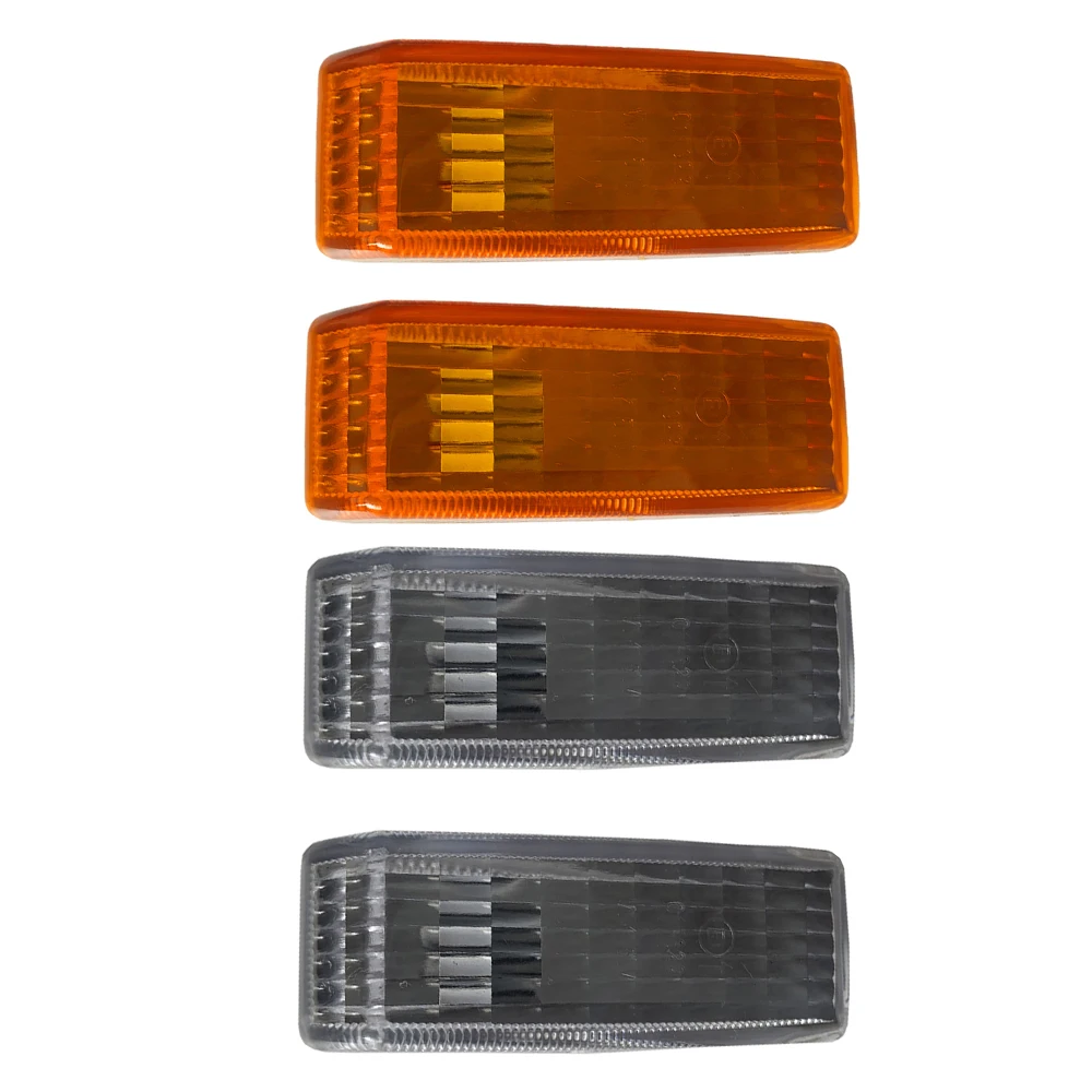 2Pcs Turn Signal Light Covers Fit for Mercedes-Benz 190 W201, C-CLASS W202, S-CLASS W140, SL-CLASS R129, E-CLASS W124 Car Parts