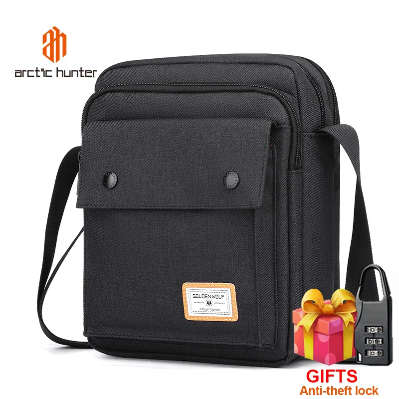 

Arctic Hunter European and American Trendy Fashion Men's Shoulder Bag Polyester Water-Repellent Large-Capacity Messenger Bag