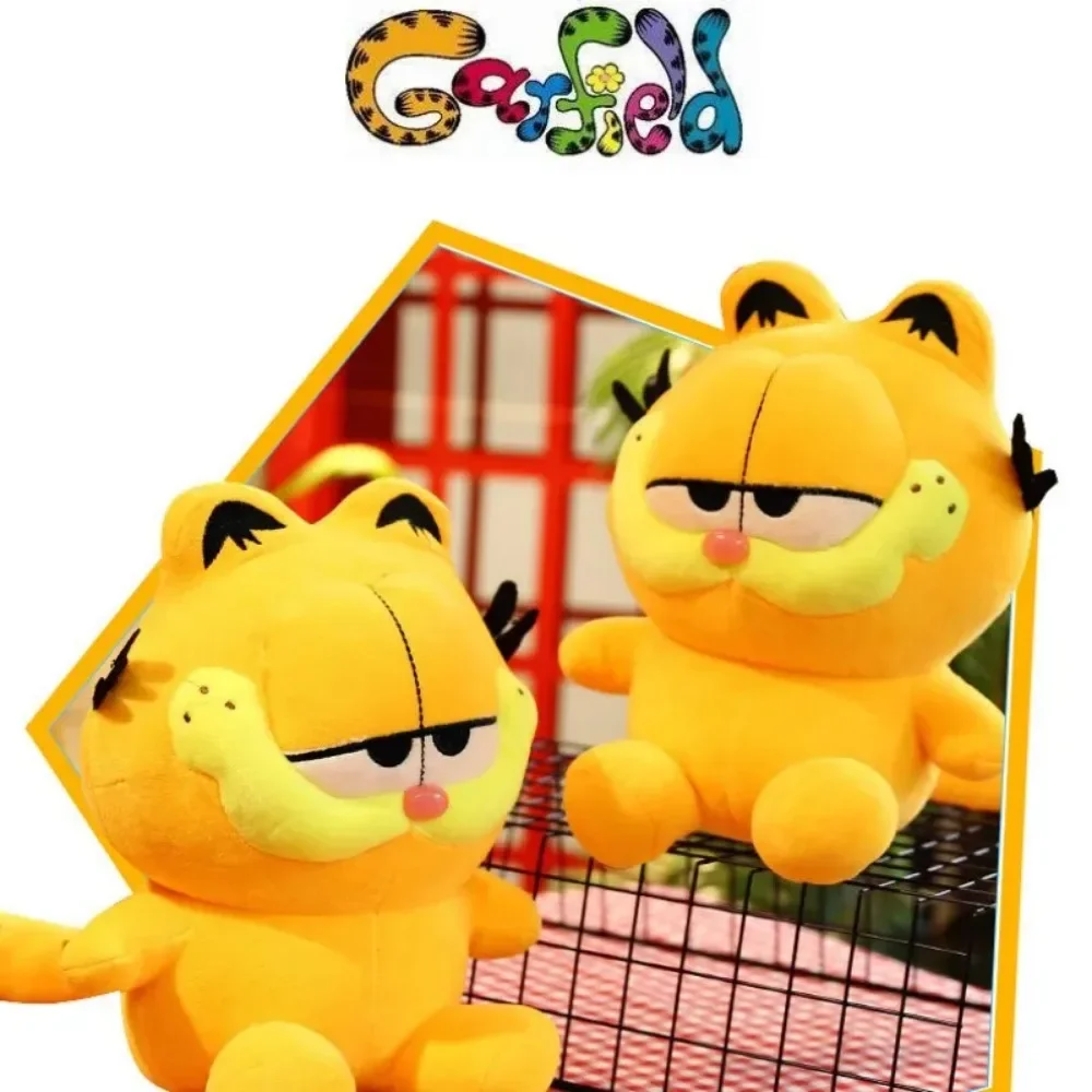 25cm Classic Cartoon Garfield Plush Toy Cute Plush Doll Cushion Pillow Kawaii Stuffed Animals Christmas Birthday Gifts 6