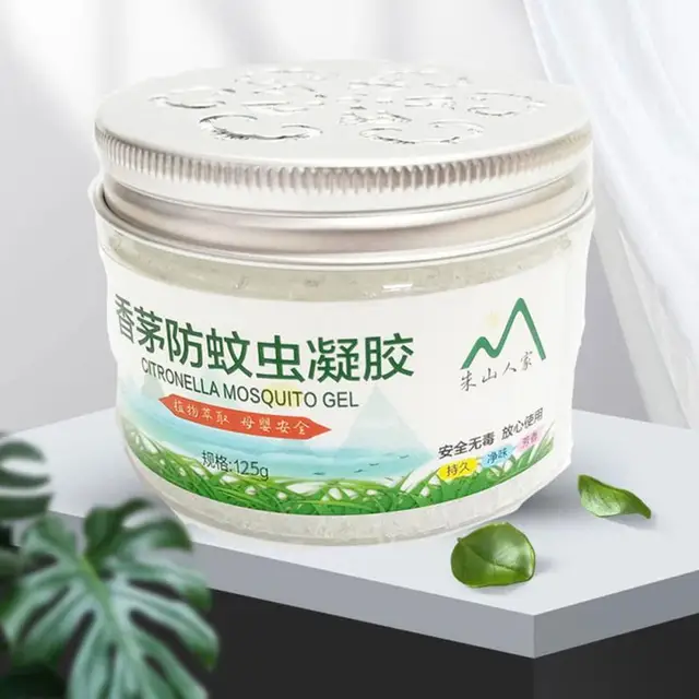 Növény Citronella Nem Mérgező Szellőztető Gél Biztonságos Terhes Nők És Csecsemők Számára Háztartási Szúnyogtaszító Krém Háztartás - Image 2