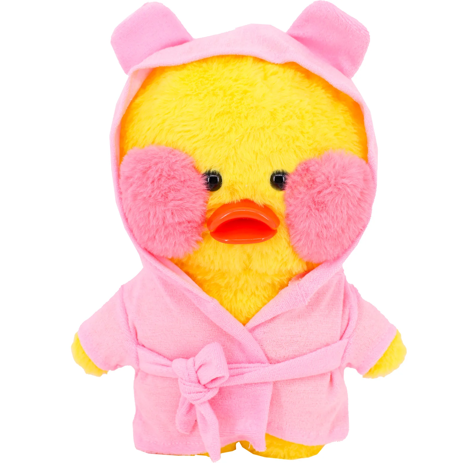 Doll Clothes 30Cm Lalafanfan Yellow Duck Plush Animal Clothes Pink Series Hoodie Sweater Uniforms Headdress Children Gifts