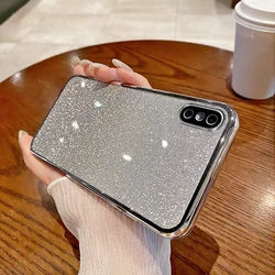 Custodia per telefono scintillante e glamour - Cover posteriore protettiva con finitura bling placcata
