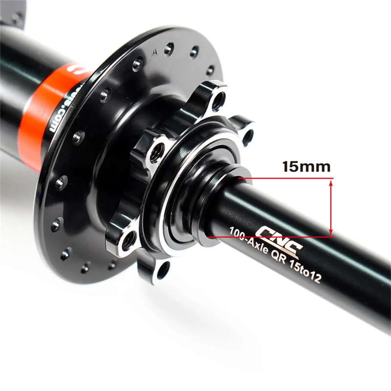 MTB 자전거 허브 스루 Axie 어댑터 15 12mm 산악 자전거 스루 샤프트 허브 변환 퀵 릴리스 어댑터 15 12