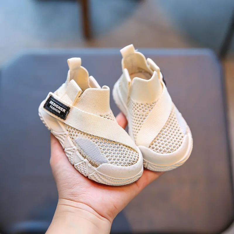 toddler boy shoes 2023 summer kids mesh breathable soft-soled non-slip shoes casual girls running shoes fashion boys sneakers