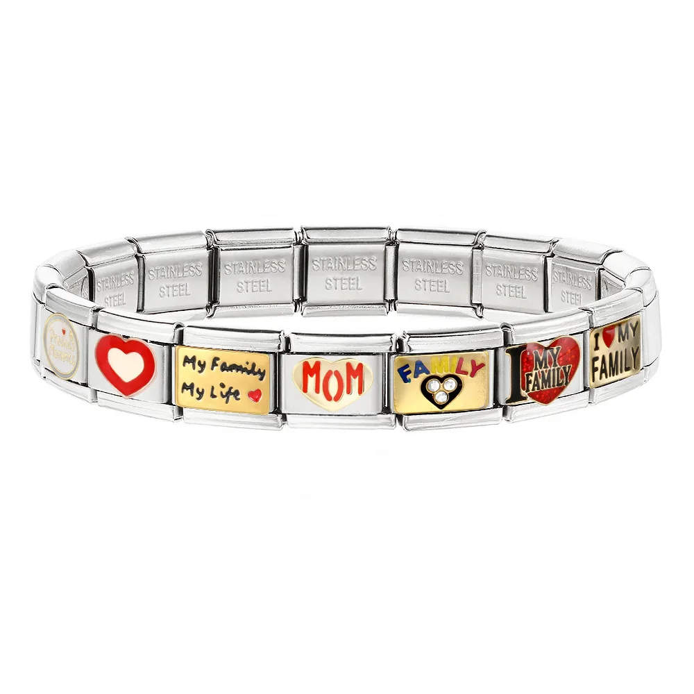 9mm Hand Chain Family Women Fashions Super Mom Dream Best Love