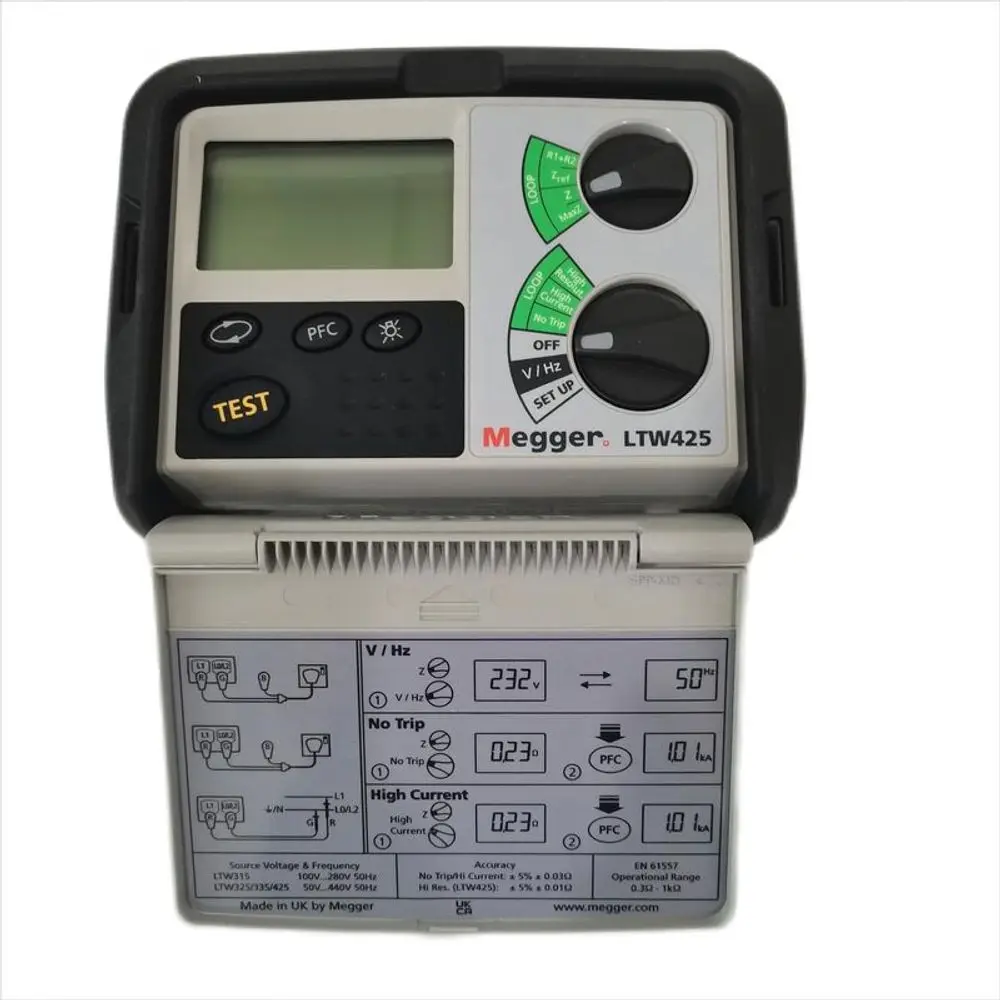 Megger LTW425 Loop Impedance Tester