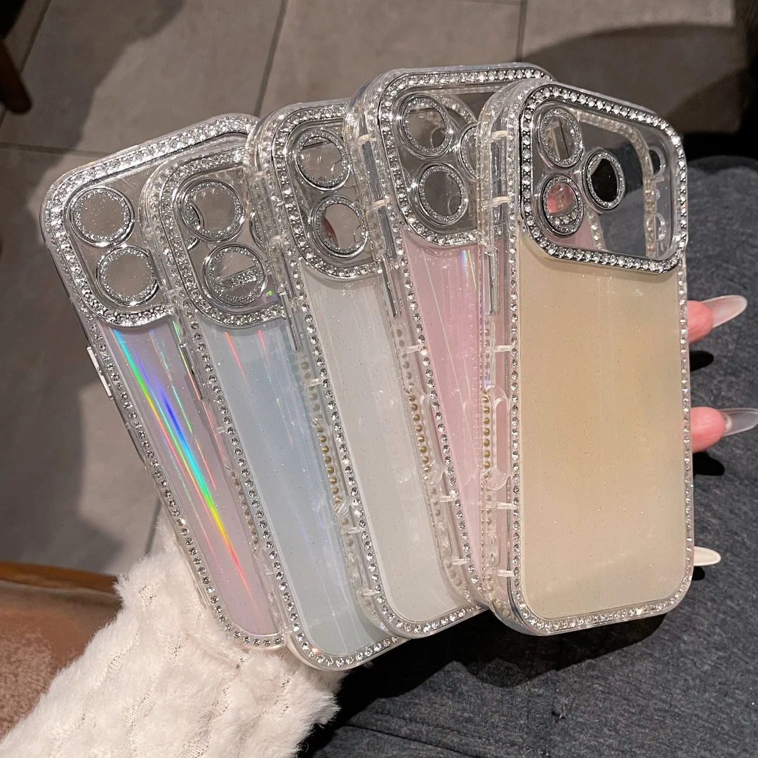 Luxury Bling Diamond-Studded Shockproof Glitter Phone Case