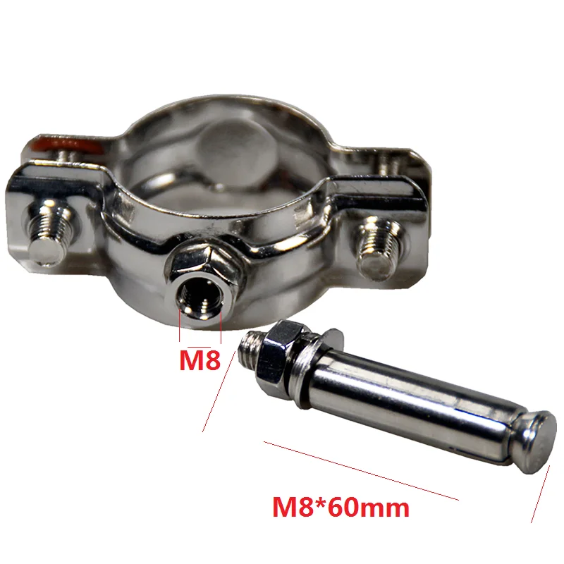 304 stainless steel nut hoop expansion screw round hose clamp suspension pipe clamp pipe fitting PPR/PVC fastener hose clamps pipe clamps