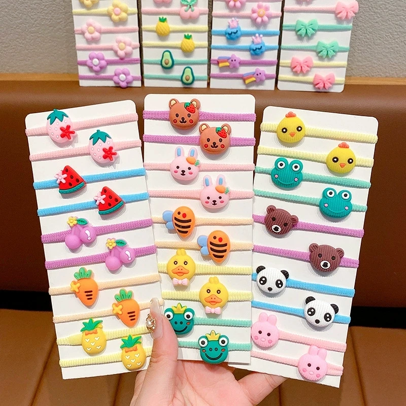 Hair band rubber band children tie hair rope baby girl