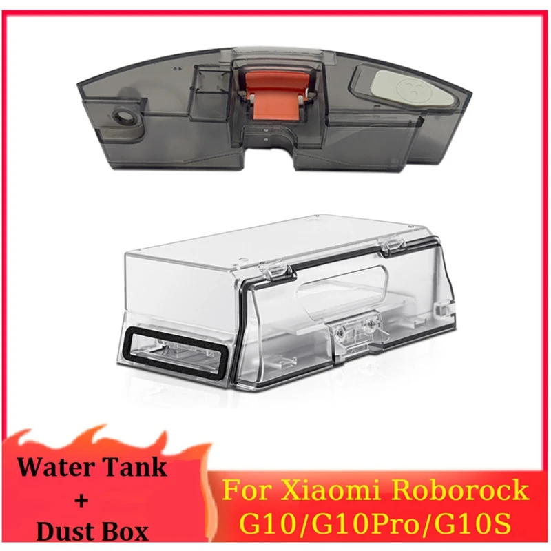 

Сменные детали для робота-пылесоса Roborock G10/G10pro/G10S, резервуар для воды с электронным управлением + контейнер для пыли