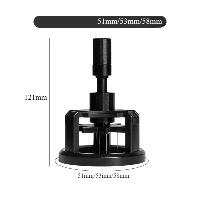 Rotary Needle Powder Distributor 51/53/58mm Magnetic Non-slip Coffee Tamper Needle Portable Espresso Hand Tampers Stirrer Cafe espresso tamper coffee distributor coffee stirrer espresso tools coffee tools