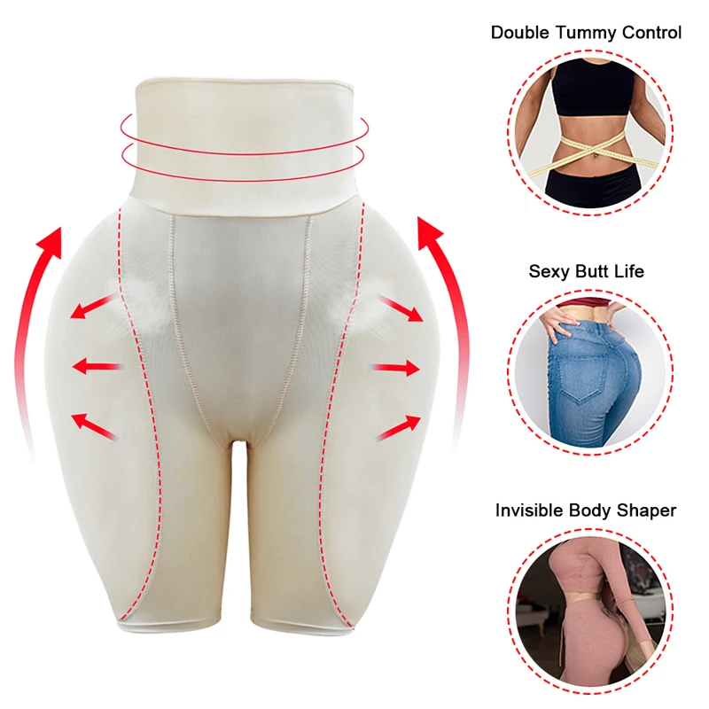 Ningmi Butt Lifter Control Panties Body Shaper Fake Pad Foam Padded Hip  Enhancer Underpants Female Shapewear Hourglass Body - Shapers - AliExpress