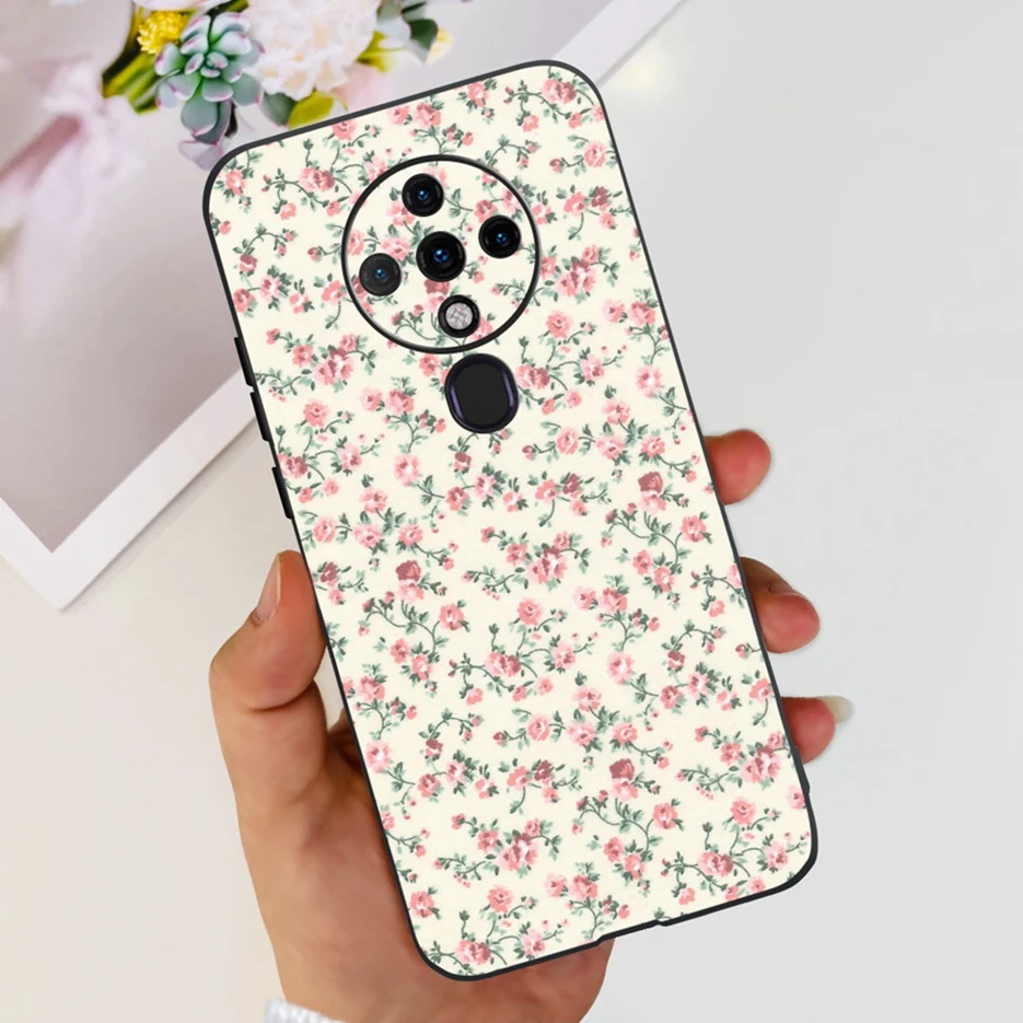 Cute Fashion Painted Soft Silicone Phone Case with Bumper 6.8