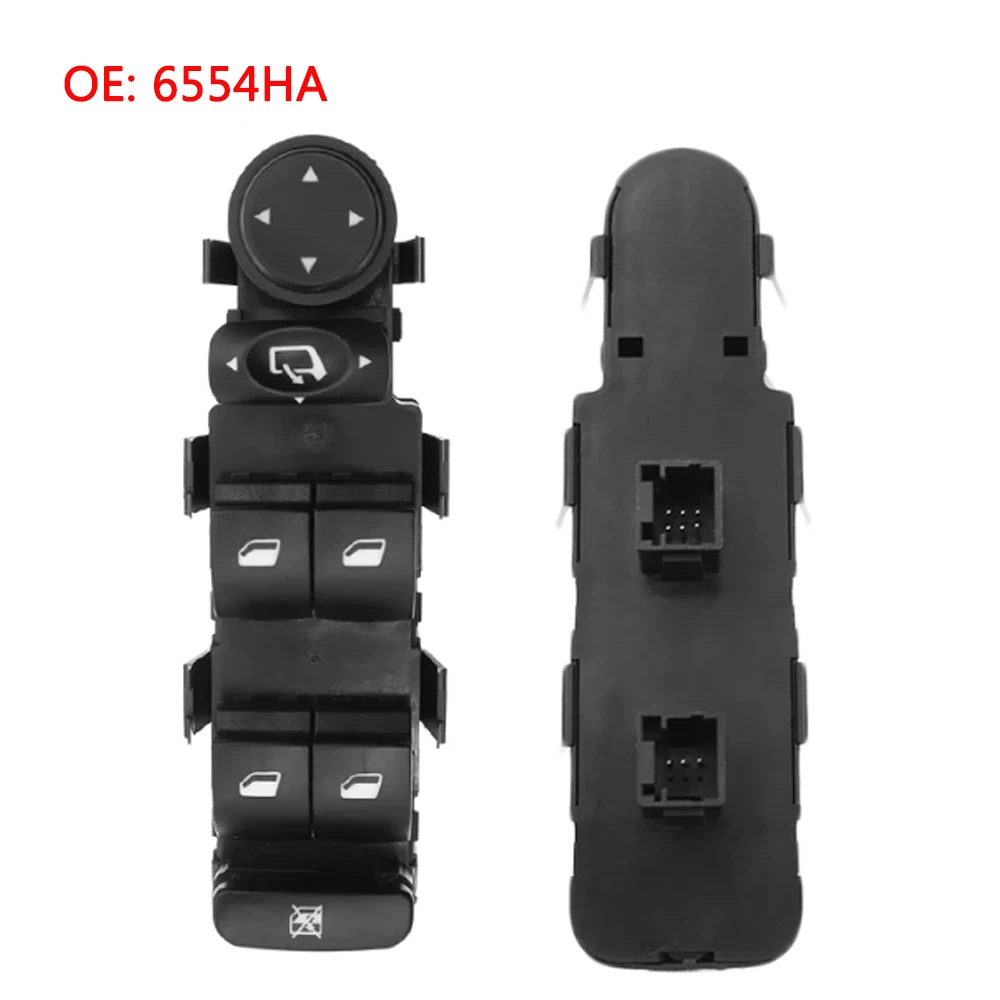 Elevador de janela de botão Peugeot 207 CC SW C3 PICASSO 6554QC ACS
