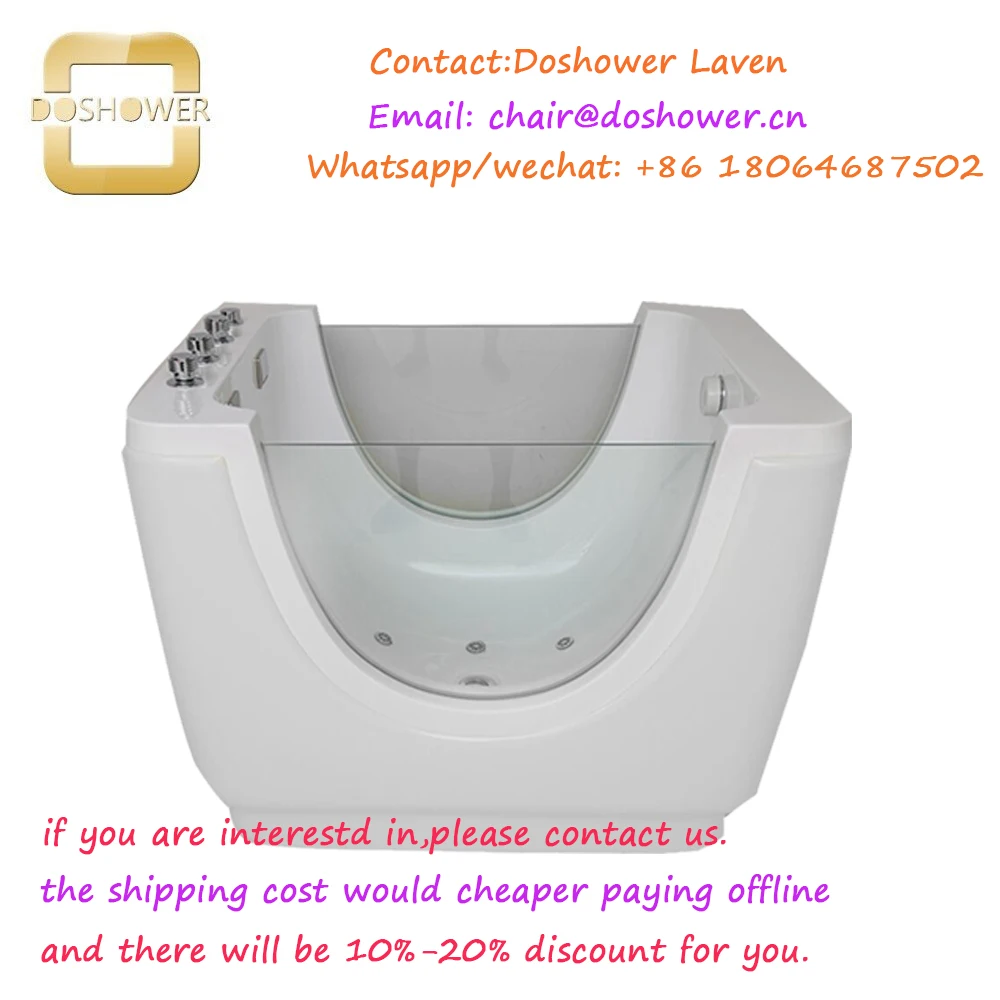 Luxury baby bath tub with stand with baby bathtub with waving function for glass newborn baby