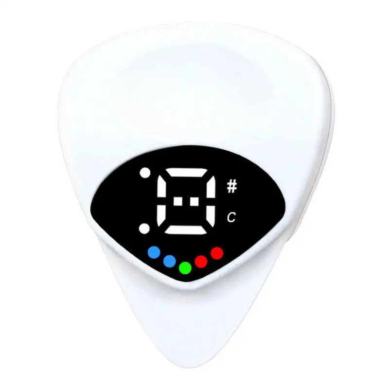Portable Guitar Pick Tuner Combo 2 in 1 Acoustic Guitar Tuners & Guitar Picks Guitar / Ukulele Tuner For Guitar Accessories