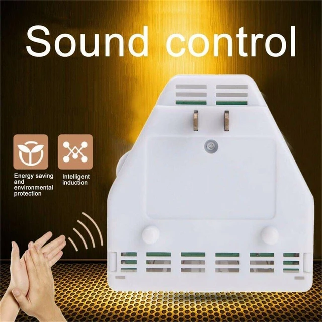 Light Switch Clapper Sound Activated Clap On/off Wall Socket Outlet Adapter  Smart Home Accessories