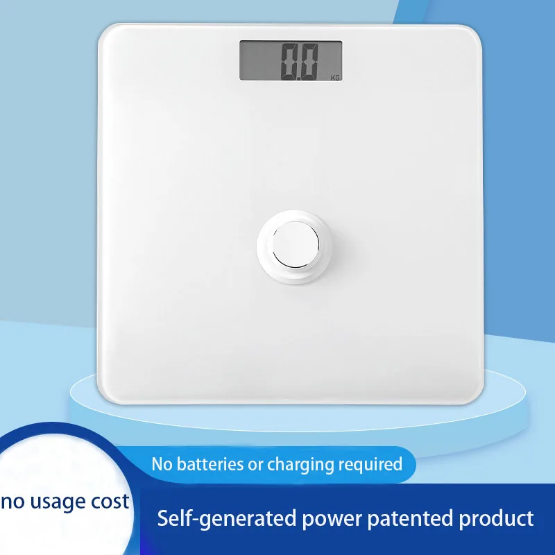 Self-generated No charging, No batteries, long-term use, high accuracy, home bathroom scale