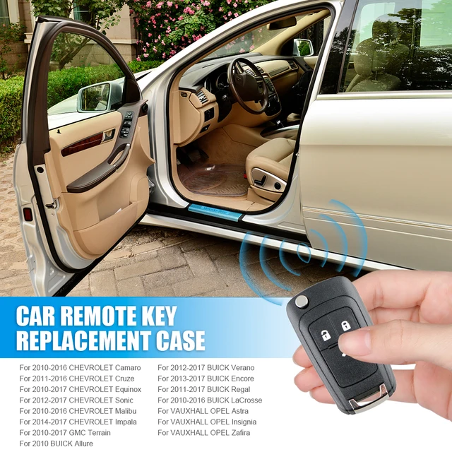 Camaro Accessories Replacement Keyless Entry Remote Fit For Chevy Camaro Cruze Equinox Impala Malibu Sonic GMC Terrain Buick Allure Encore Lacrosse Key Fob