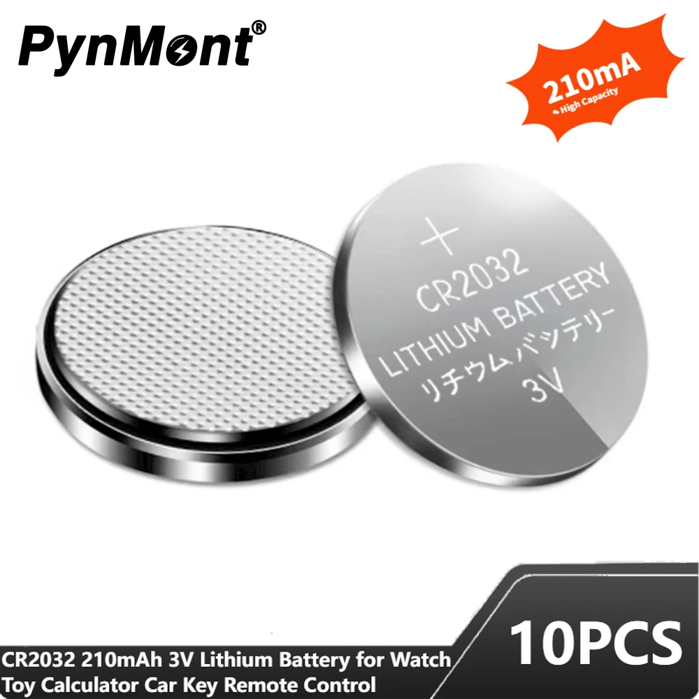 10-sztuk-210mAh-CR2032-CR-2032-DL2032-ECR2032-bateria-litowa-3V-do ...