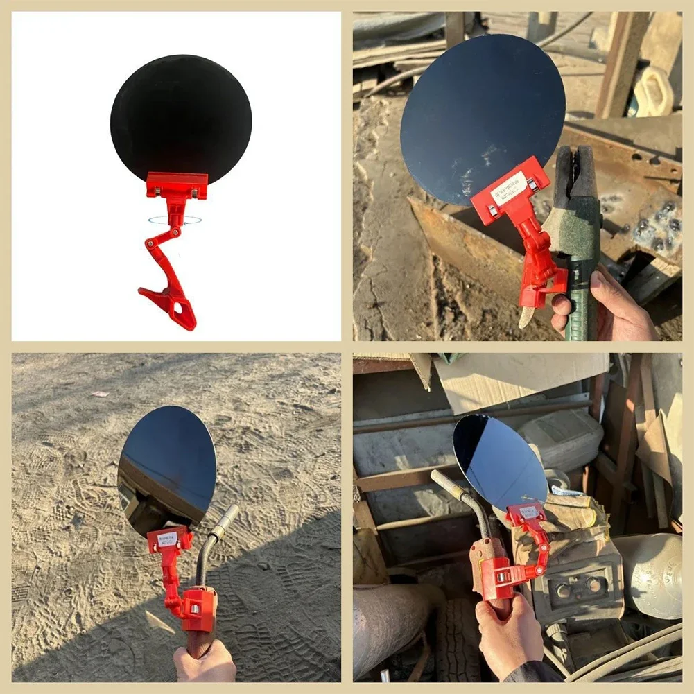 Clip-On Welding Blackout Panel Adjustable Angle Protective Shield Welding Eye Protection Safety Gear for Torch