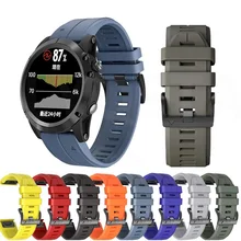 

22mm 26mm Silicone Straps for Garmin Fenix 7 7X 6 6X 5X 5 3HR Forerunner 935 945 Smart Watch Quick Release Easyfit Bracelet