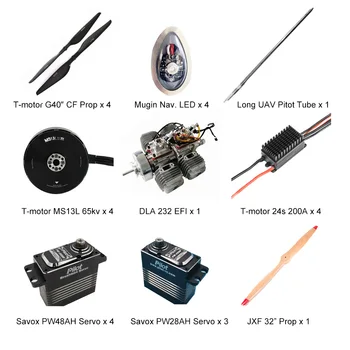 EFI Gasoline Power Package for Mugin 5000 & 6000 VTOL UAV RC Plane FPV Drone Professional Airplane Remote Control Aircraft Dron