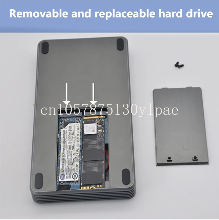 Thunderbolt 3 Ƽ USB-C ŷ ̼, USB C Ʈ  , 2Bay NVMe/SATA SSD Ŭ, 9 in 1