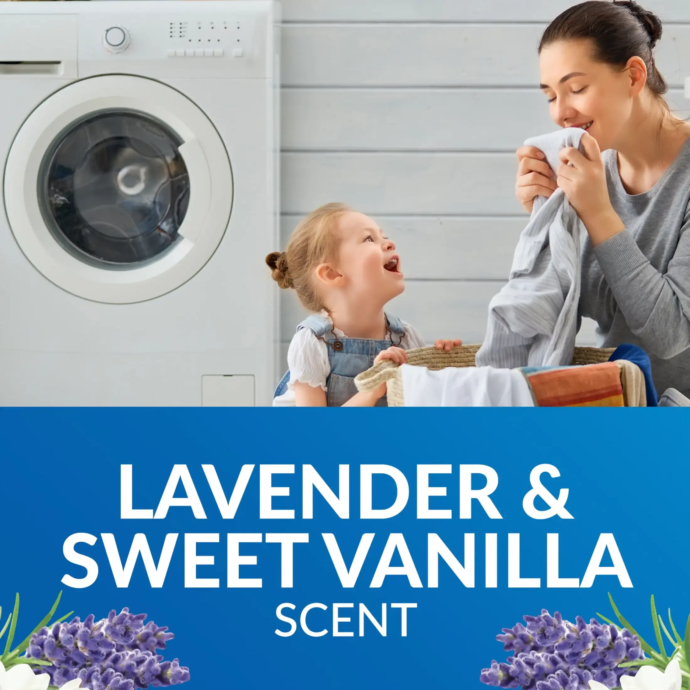 Plus Scent of Escape Lavender & Sweet Vanilla 63Loads Liquid Laundry Detergent 97.7Fl Oz Works in Standard & HE Washing Machines