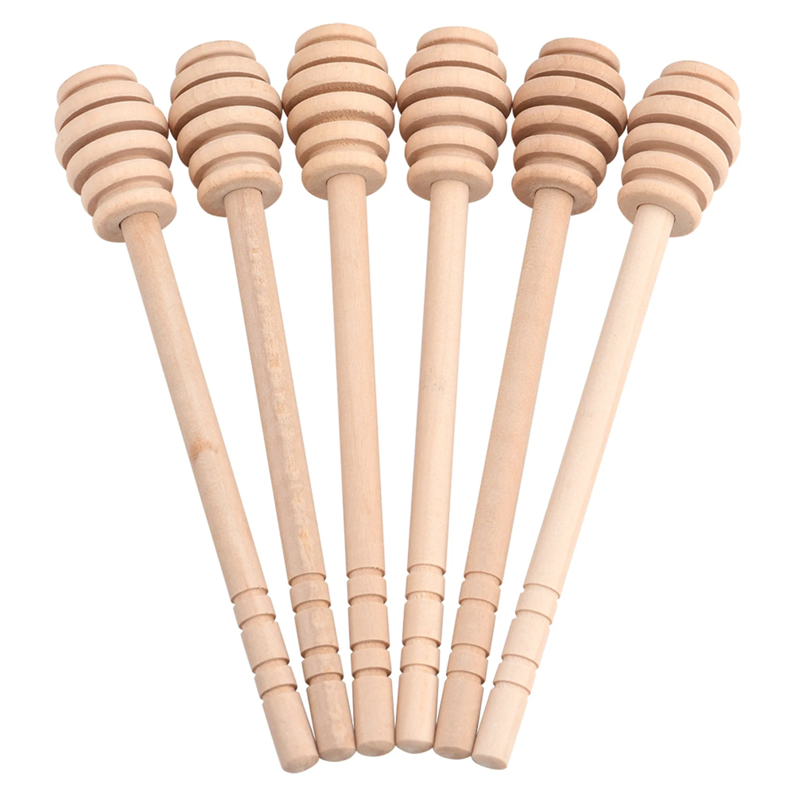 50Pcs Wooden Honey Dipper Sticks, Stirring Stick Server For Honey Jar Dispense Drizzle Honey 15cm - View #6