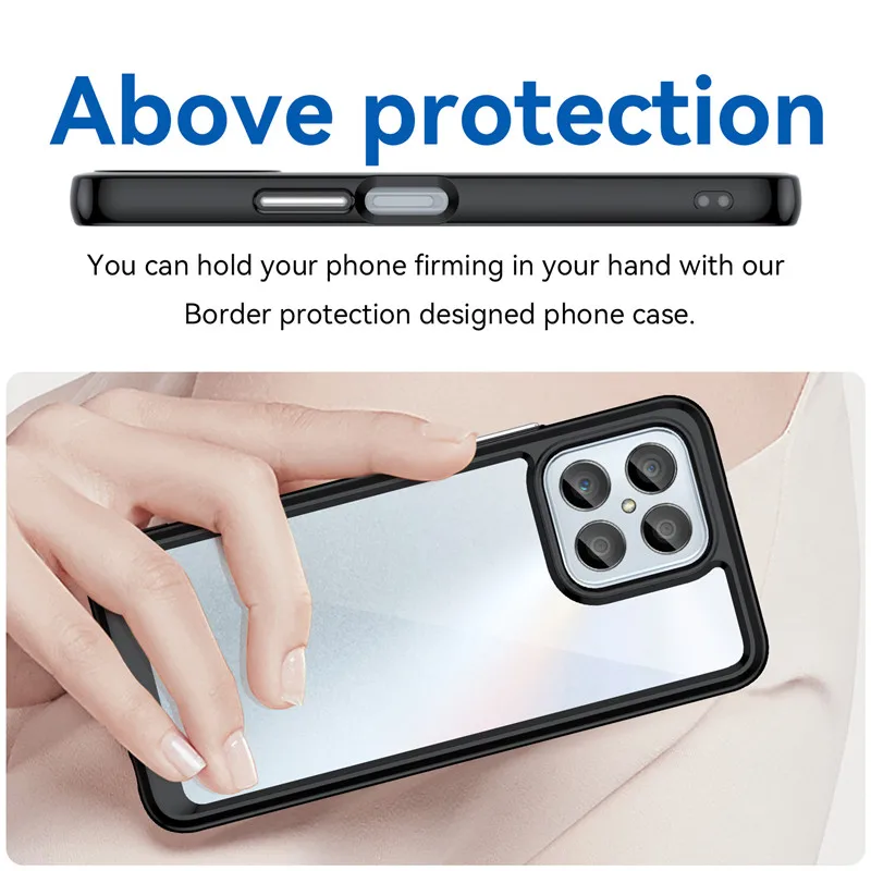 ÉTUI ARMOUR TRANSPARENT pour Honor Magic 6 Lite X7B X8B X6A 70 90