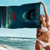Jaws Movie Shark Towel Microfiber Beach Towel Absorbent Quick dry Soft Yoga Swimming Resort Mountain Climbing Towel 1
