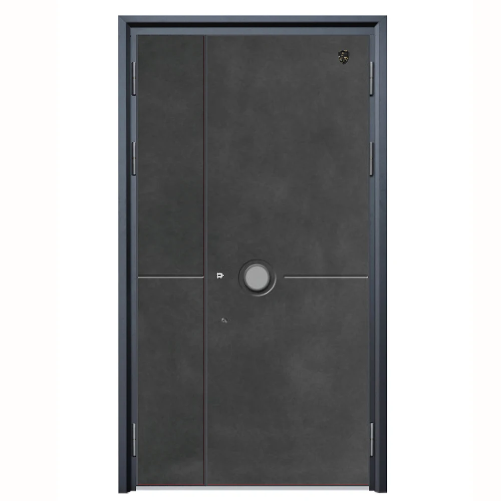 Wholesale Price Modern House Entry Security Doors Front Home Entrance Exterior Steel Main Gate Door for Villa 5