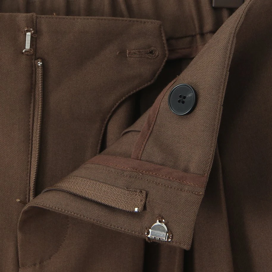 XXXXL Fashion Plus Size Women's Wide Leg Trousers Premium Minimalist Autumn And Winter New Commuting coffee-colored Suit Pants