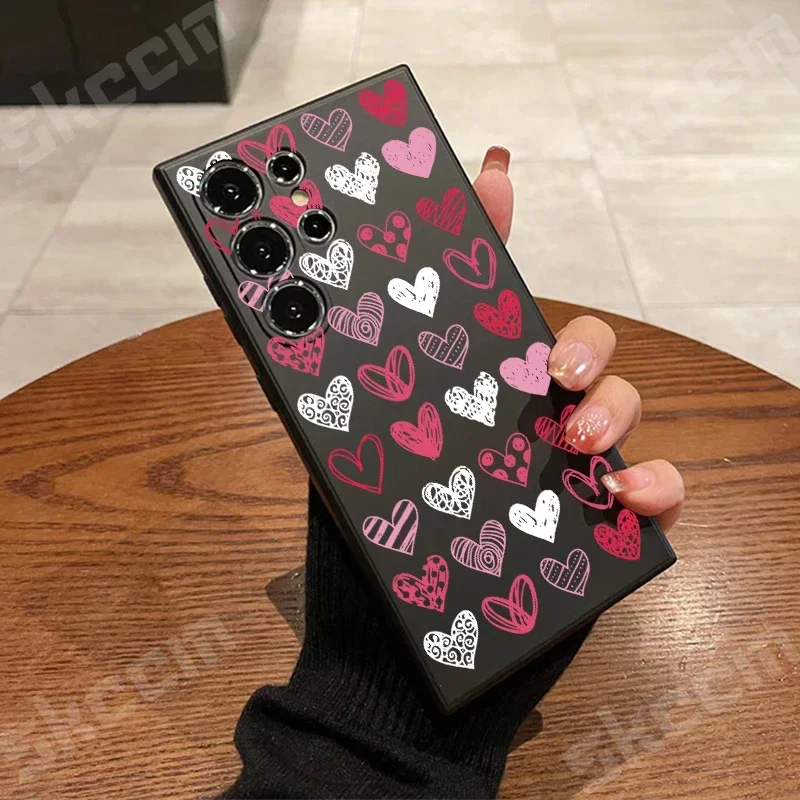 Vibrant Love Heart Design Phone Case - Happy Edition