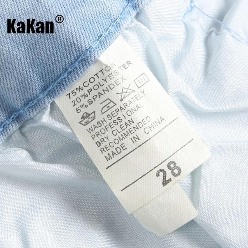 Kakan-New Men's Casual Ripped Jeans In Spring and Autumn, New Youth Slim Elastic Jeans with Small Feet K09-1031
