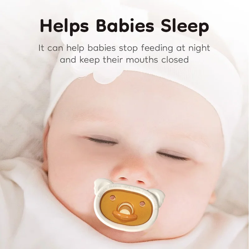 Baby Feeding Accessories Newborn Baby Pacifier Anti-drop Chain Pacifier Clips Chain And Box Silicone Baby Nipple Newborn Teething