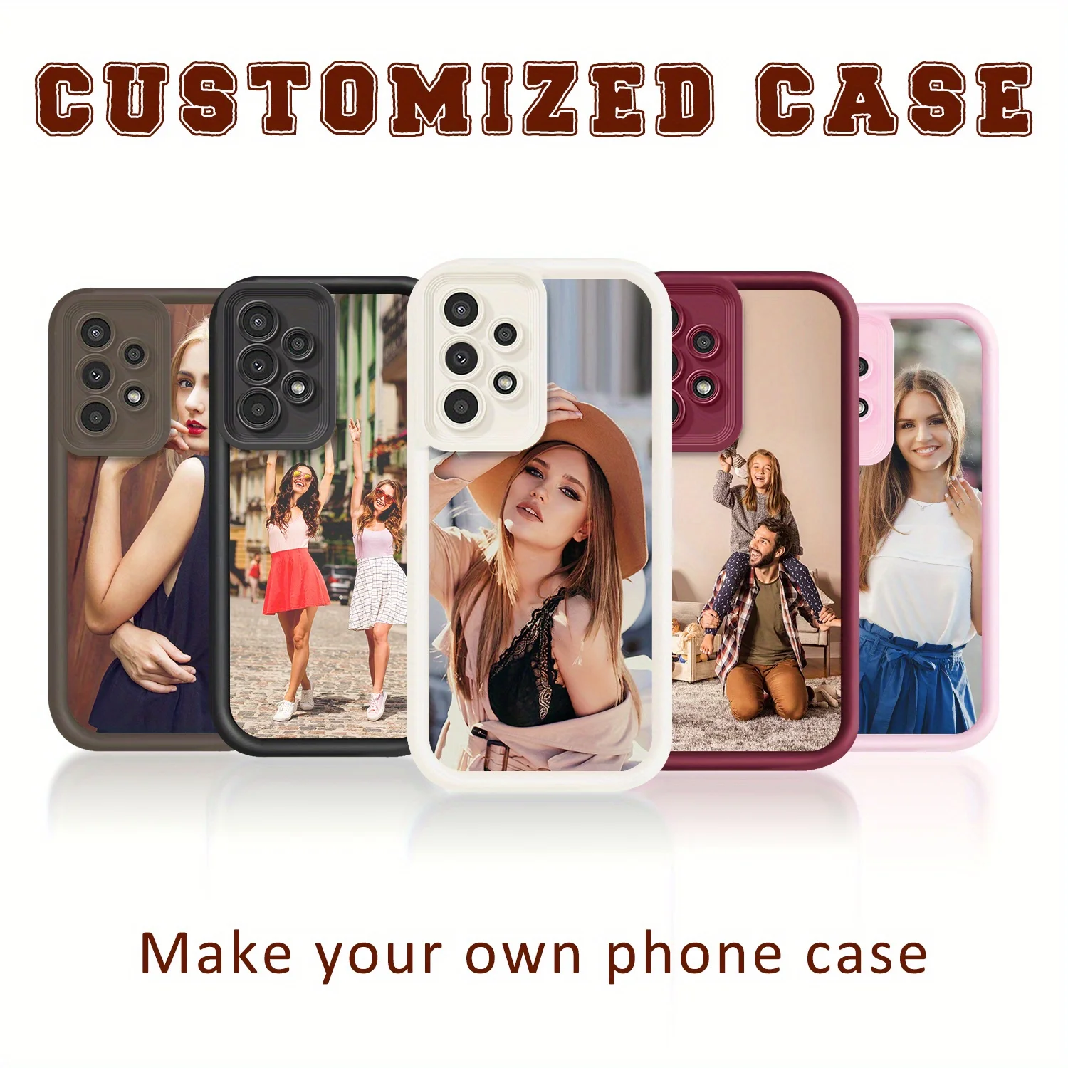 Custom DIY Selfie Photo Soft Phone Case