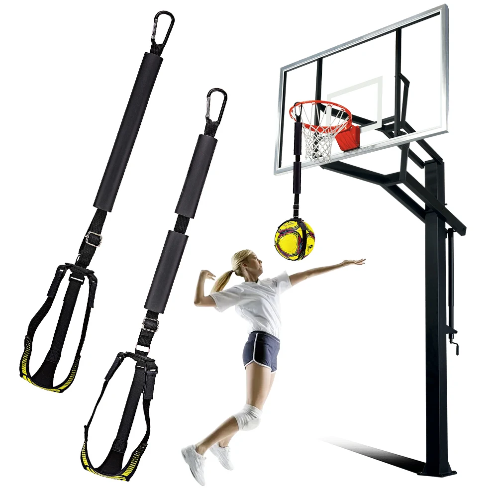Volleyball Spike Trainer Volleyball Practice Trainer Adjustable Attack with Carabiner for Arm Swing Mechanics