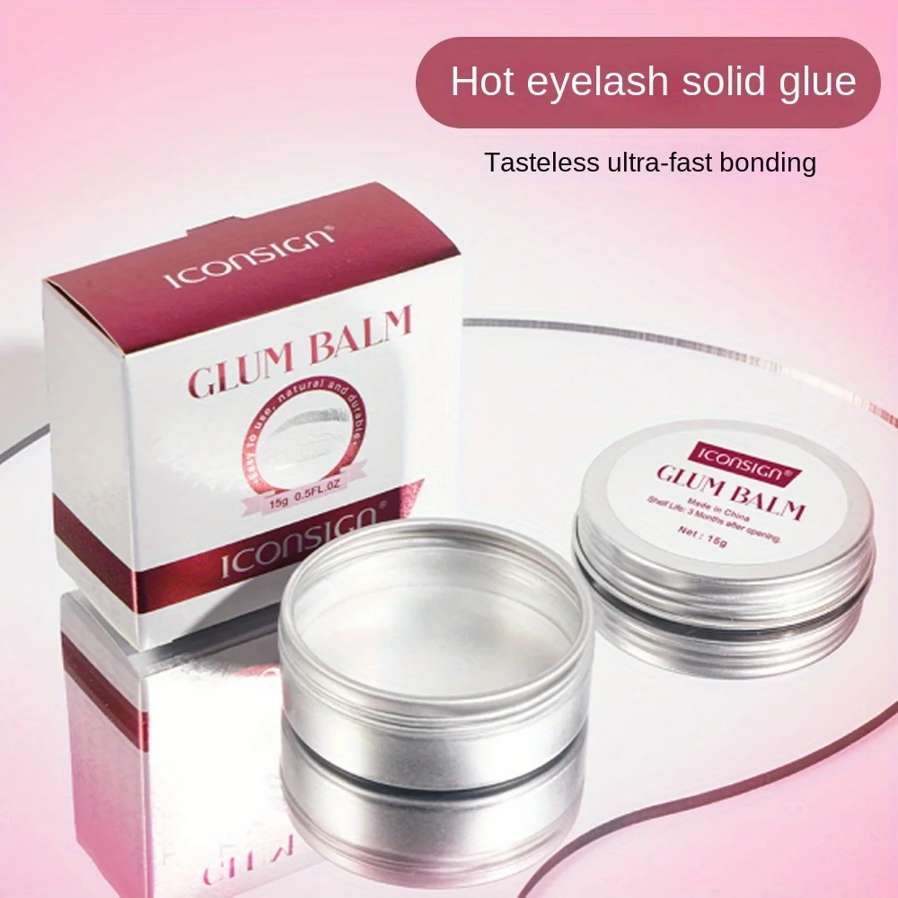 Lash Lift Glue Solid Gel Odorless Ultra-fast Bonding Eyelash Perm Solid Glue Non-irritating Lifting Lash Wax Fixing 15g