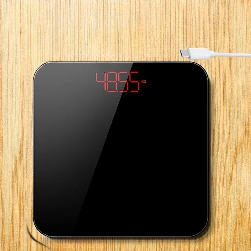 durable rechargeable T1WX Weight scale Weight electronic scale home precision  body scale for girls small intelligent scale 2