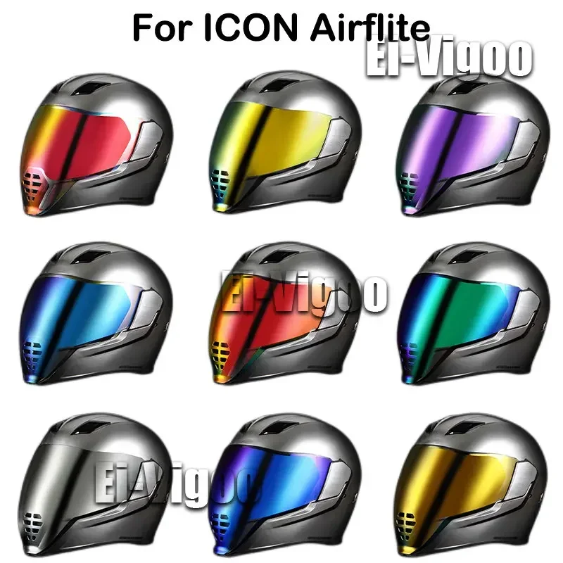 Icon Fliteshield Screen Icon Airflite Rst Face Shield Sostituzione Visiera Per Casco Visiera Per Casco Airflite Keeper Visiera Per Casco Moto